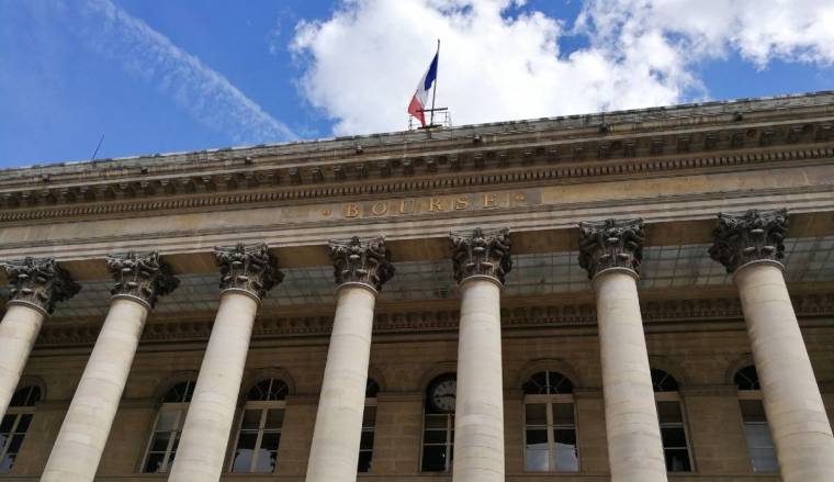 Le Palais Brongniart, ancien siège de la Bourse de Paris. (Crédit photo : L. Grassin)